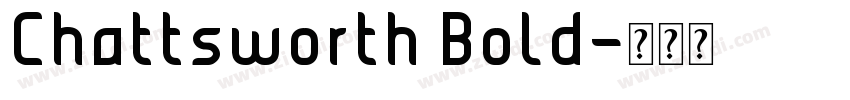 Chattsworth Bold字体转换